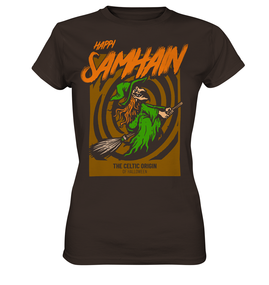 Happy Samhain "Witch" - Ladies Premium Shirt