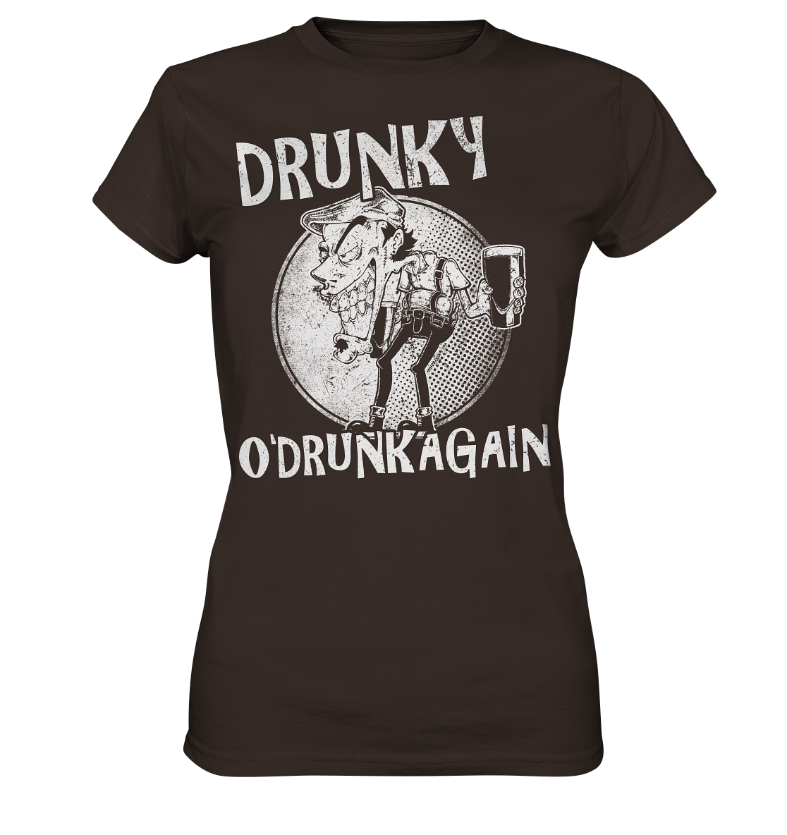 Drunky O'Drunkagain - Ladies Premium Shirt