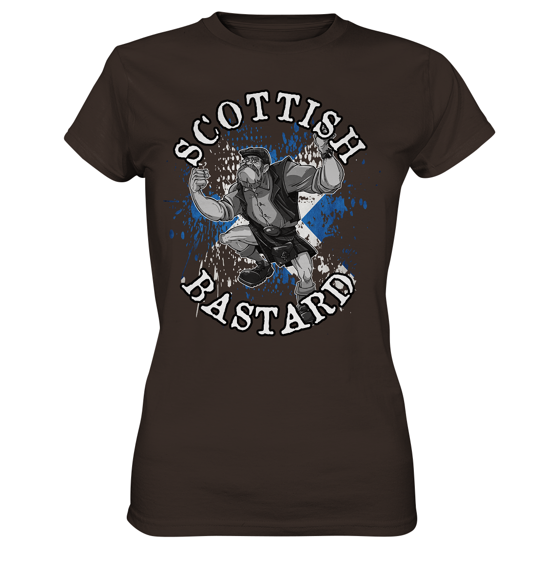 "Scottish Bastard" - Ladies Premium Shirt