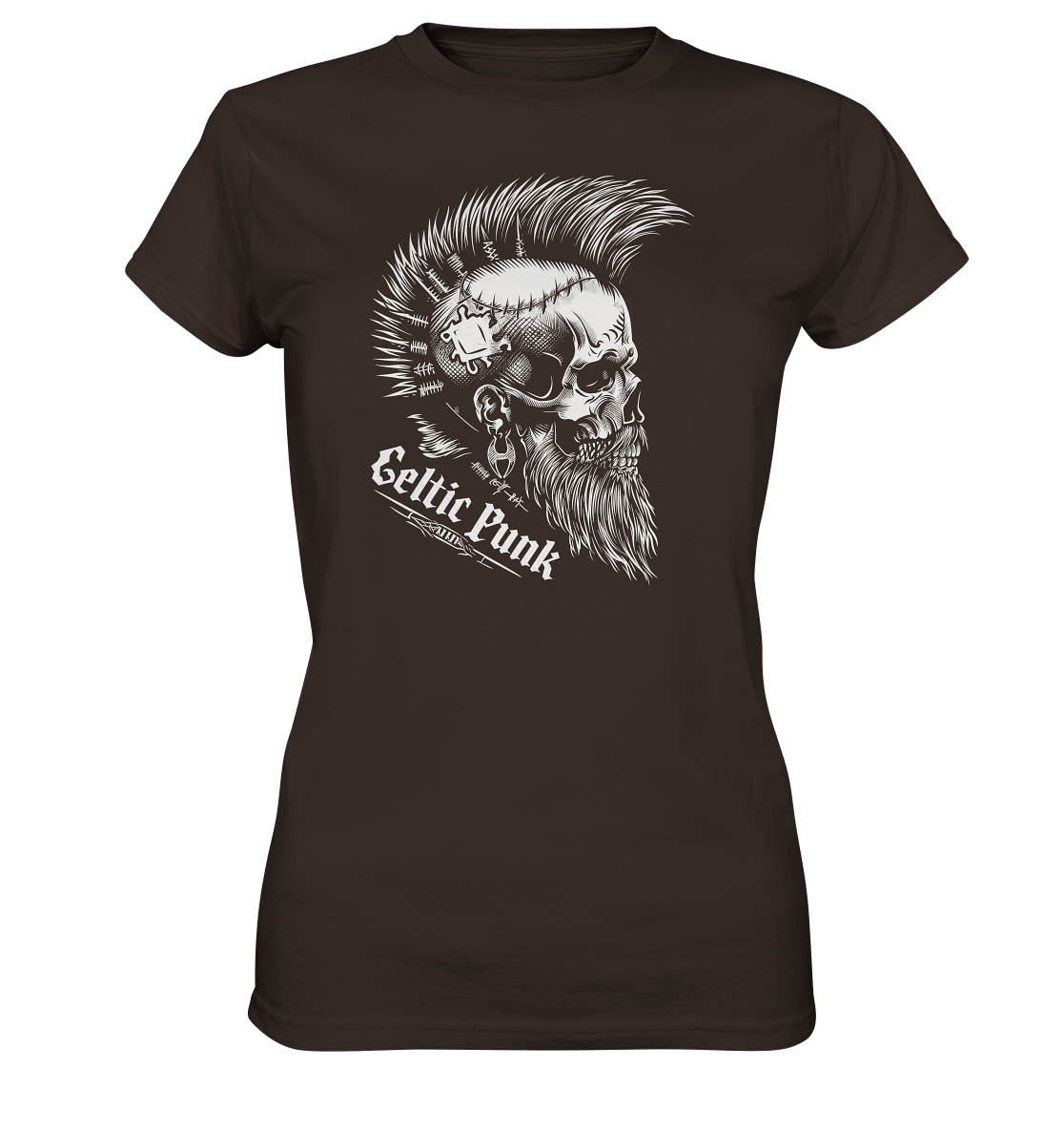 Celtic Punk "Skull" - Ladies Premium Shirt