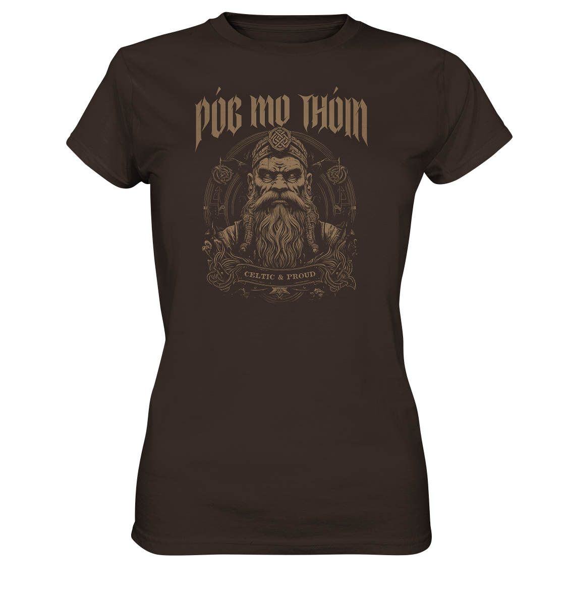 Póg Mo Thóin Streetwear "Celtic & Proud II" - Ladies Premium Shirt