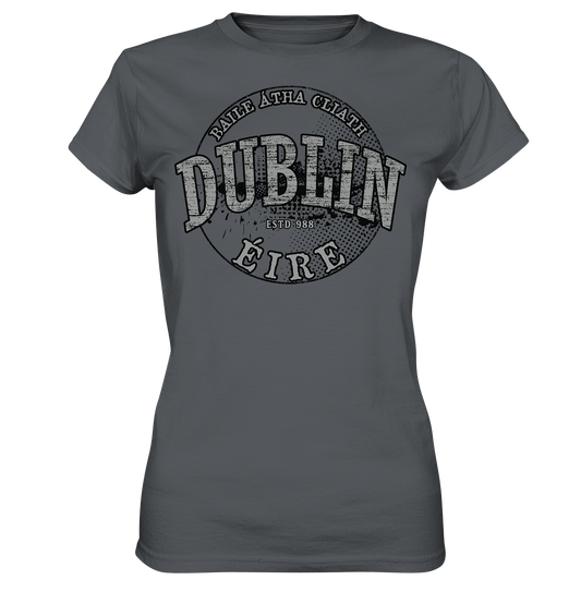 Dublin "Estd 988 / Baile Átha Cliath / Éire"  - Ladies Premium Shirt