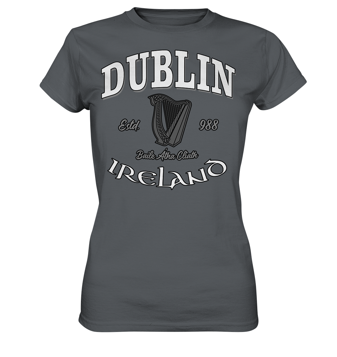 Dublin "Baile Átha Cliath" - Ladies Premium Shirt