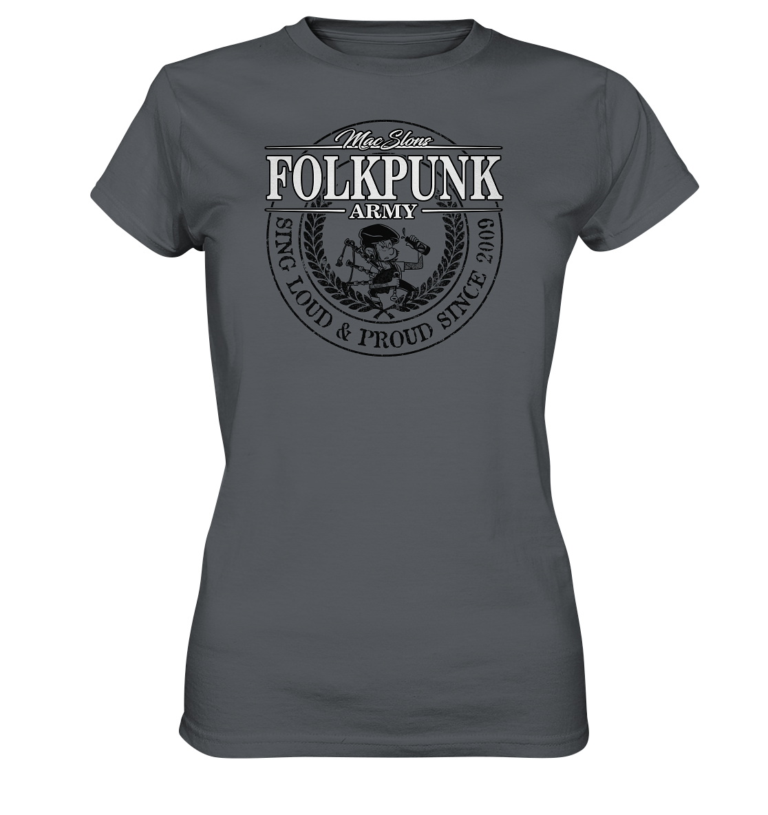 MacSlon's "Folkpunk Army" - Ladies Premium Shirt