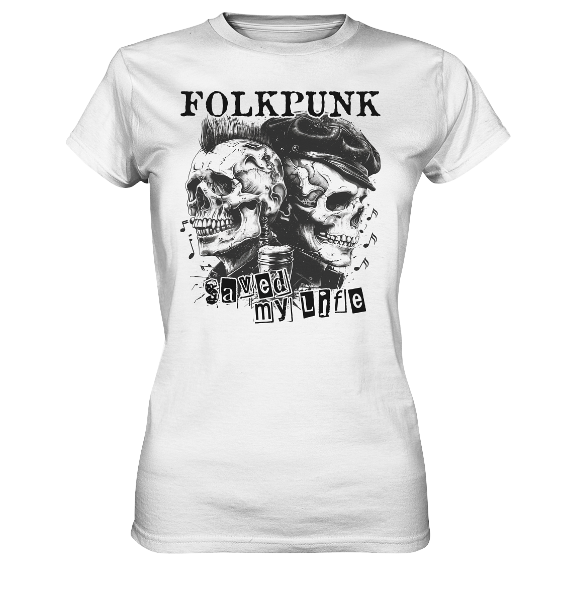 Folkpunk "Saved My Life I" - Ladies Premium Shirt