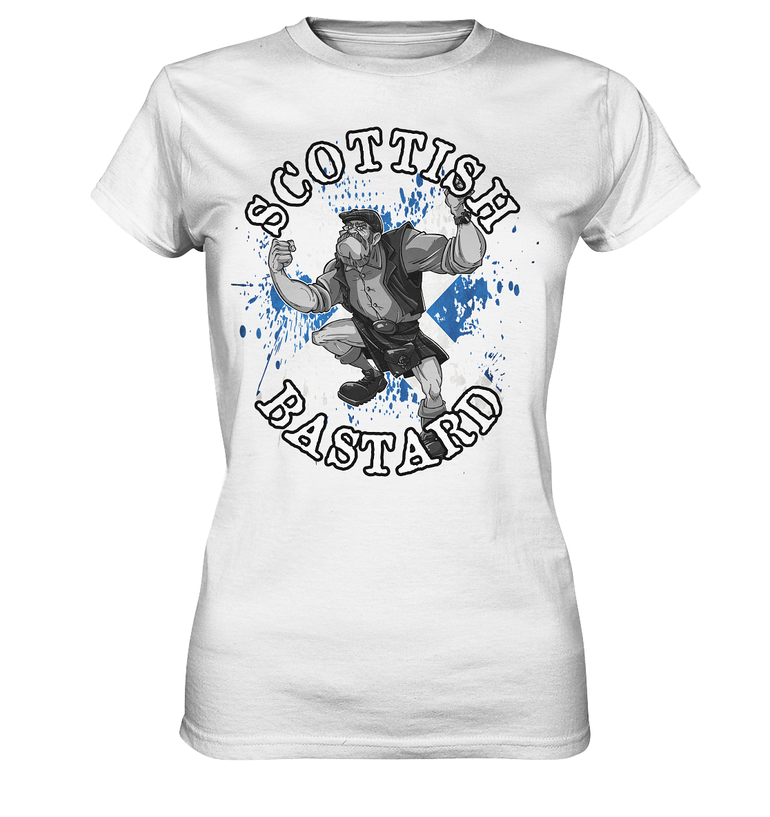 "Scottish Bastard" - Ladies Premium Shirt