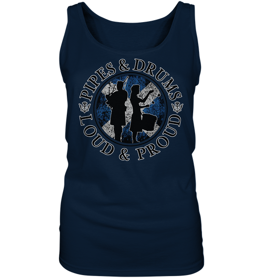 Pipes & Drums "Loud & Proud" - Ladies Tank-Top