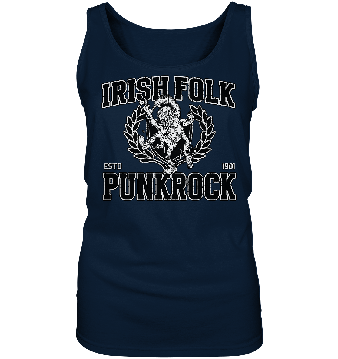 Irish Folk Punkrock "Estd. 1981" - Ladies Tank-Top