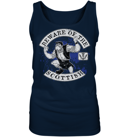 Beware Of The Scottish - Ladies Tank-Top