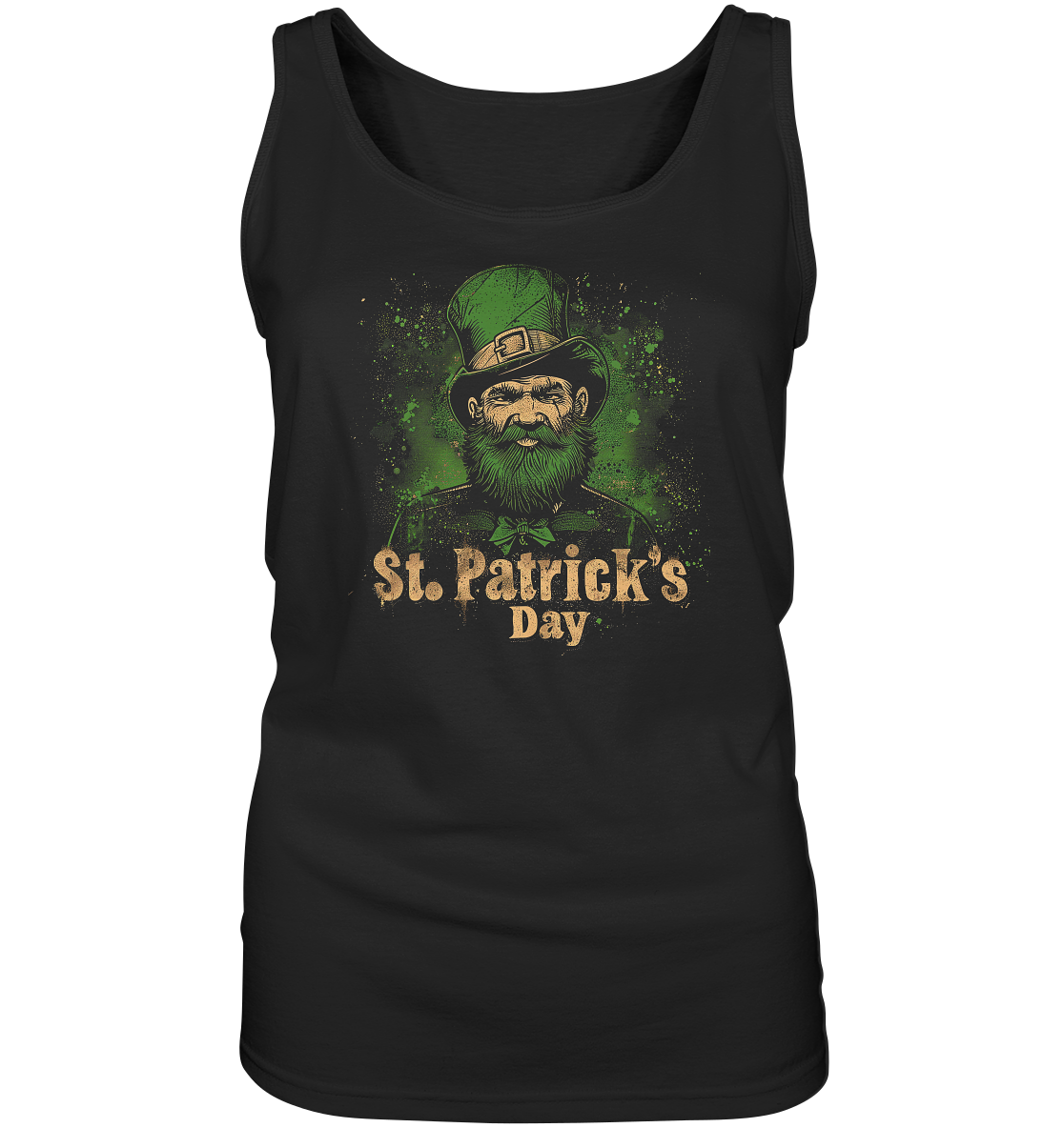 St. Patrick's Day "Leprechaun III" - Ladies Tank-Top