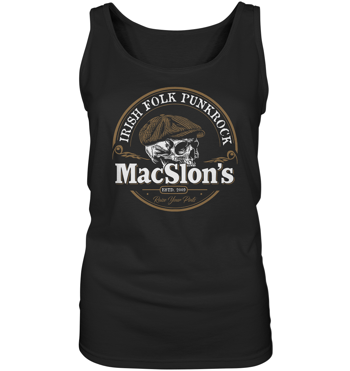 MacSlon's "Estd. 2009 / Irish Folk Punkrock" - Ladies Tank-Top