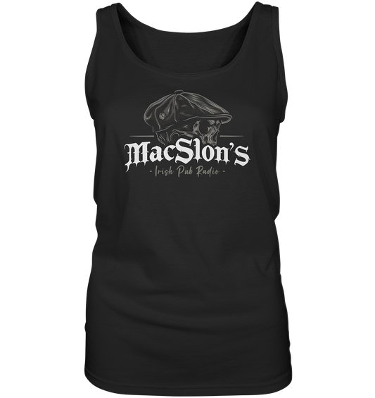 MacSlon's Irish Pub Radio "Flatcap-Skull I"  - Ladies Tank-Top