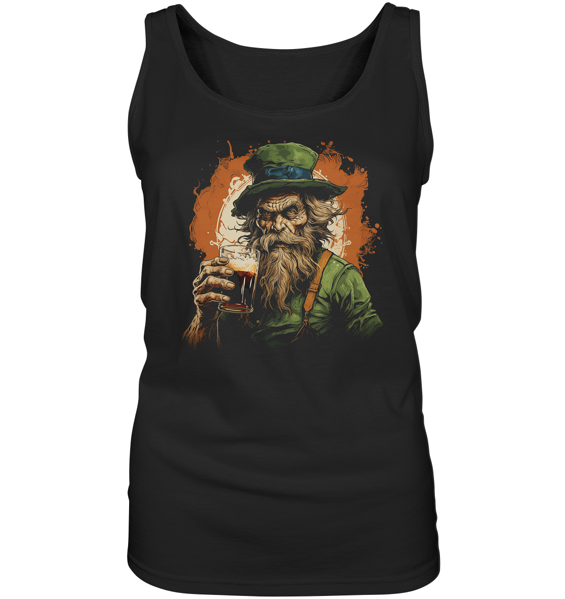 Leprechaun "St. Patrick's Day I" - Ladies Tank-Top