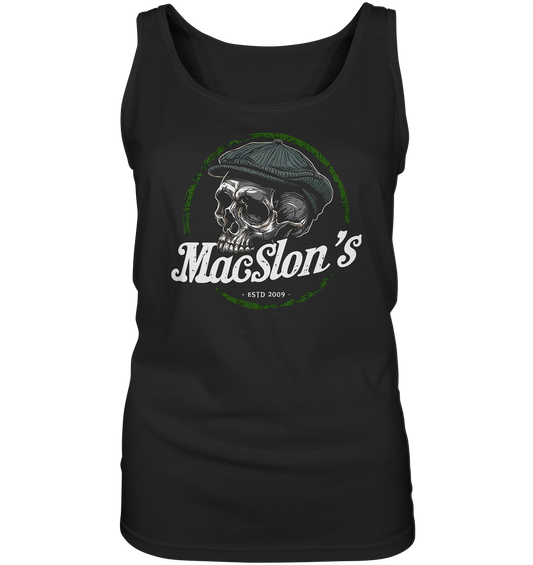 MacSlon's "Estd. 2009 / Flatcap-Skull" - Ladies Tank-Top