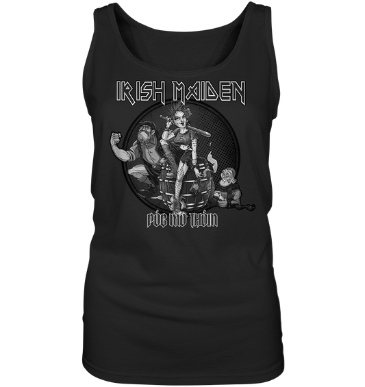 Póg Mo Thóin Streetwear "Irish Maiden" - Ladies Tank-Top