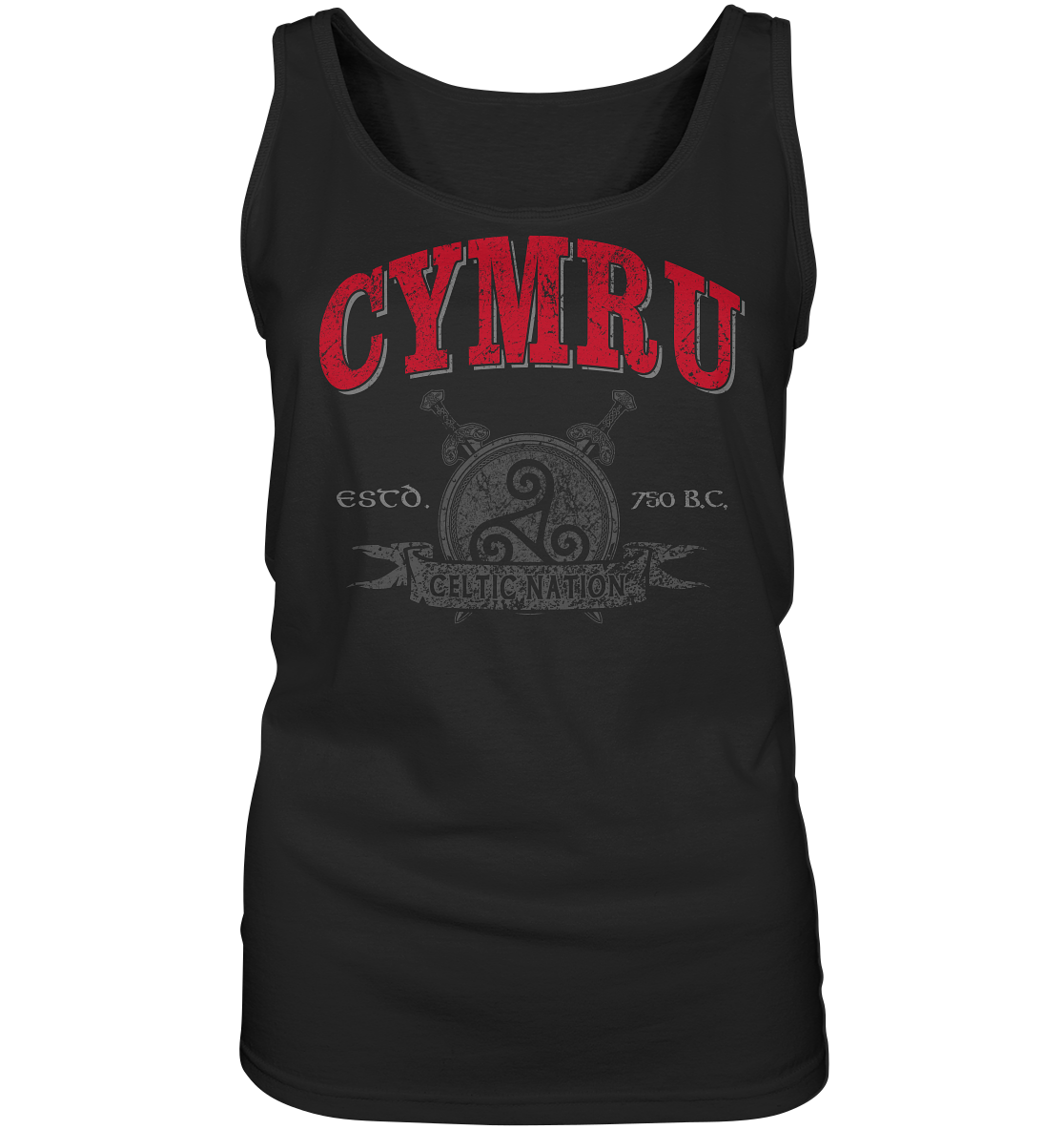 Cymru "Celtic Nation" - Ladies Tank-Top