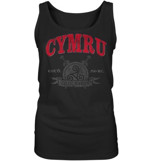 Cymru "Celtic Nation" - Ladies Tank-Top