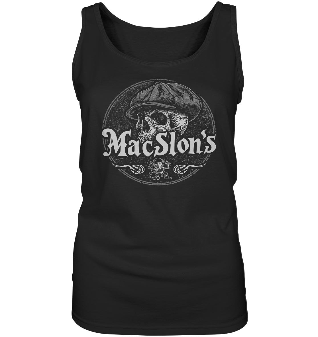 MacSlon's "Flatcap-Skull I" - Ladies Tank-Top