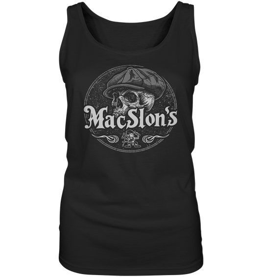 MacSlon's "Flatcap-Skull I" - Ladies Tank-Top