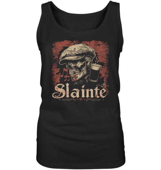 Slainte "Flatcap-Skull II" - Ladies Tank-Top