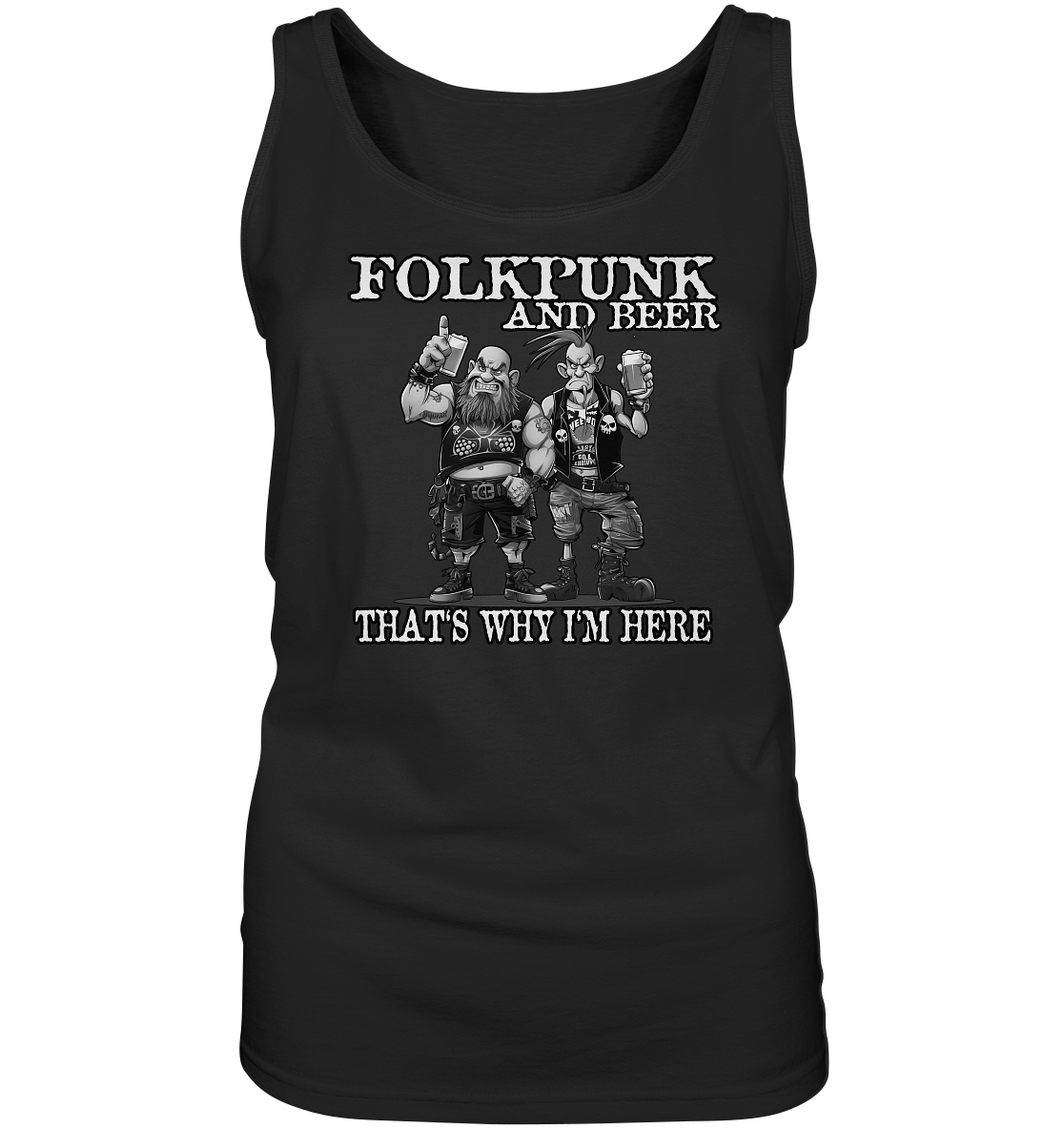 Folkpunk & Beer "That's Why I'm Here III" - Ladies Tank-Top