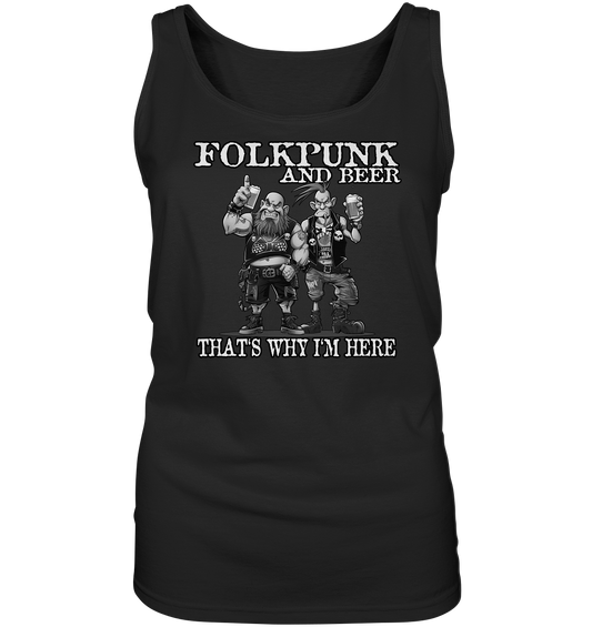 Folkpunk & Beer "That's Why I'm Here III" - Ladies Tank-Top