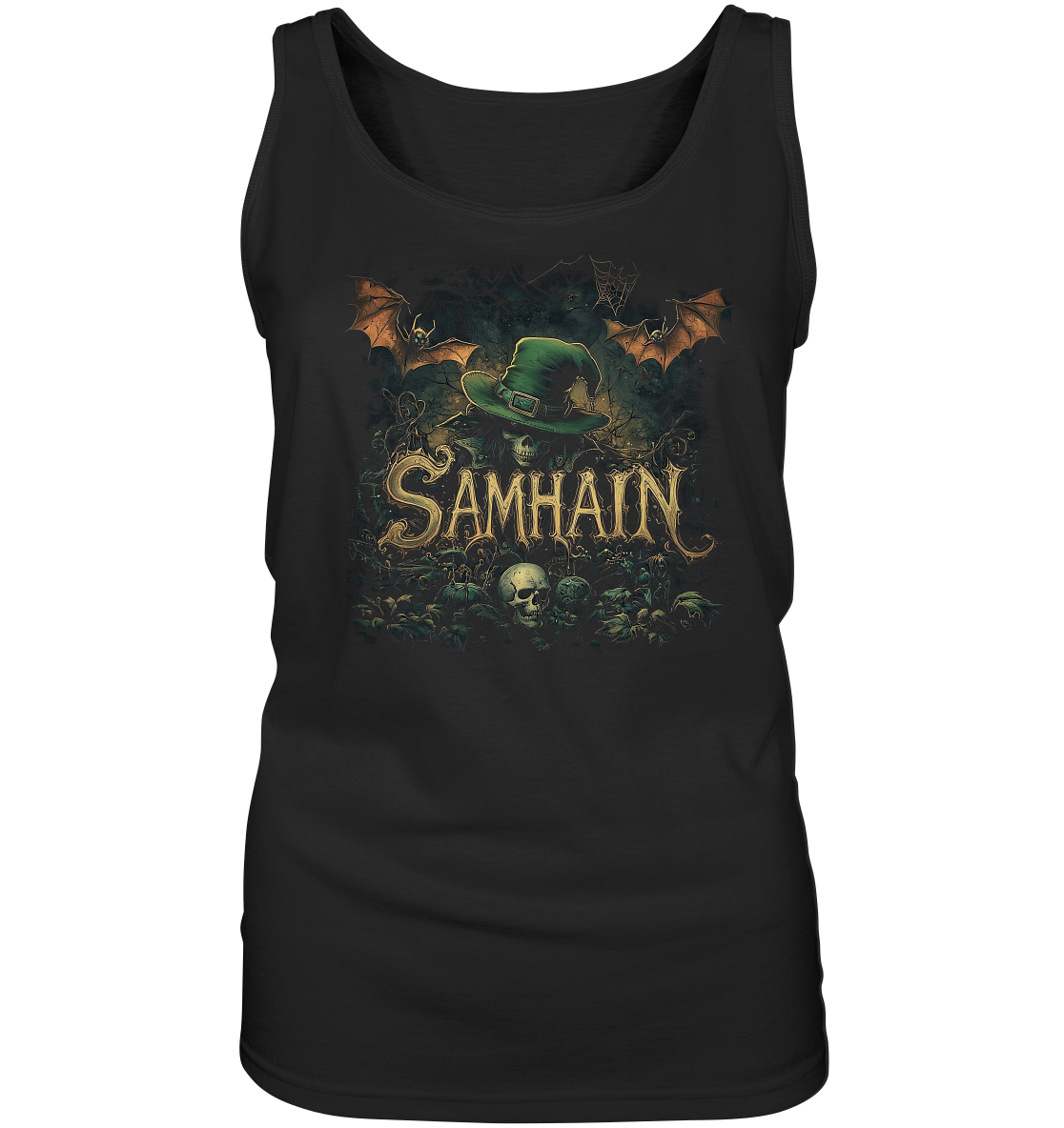 Samhain "Bats & Skulls II" - Ladies Tank-Top