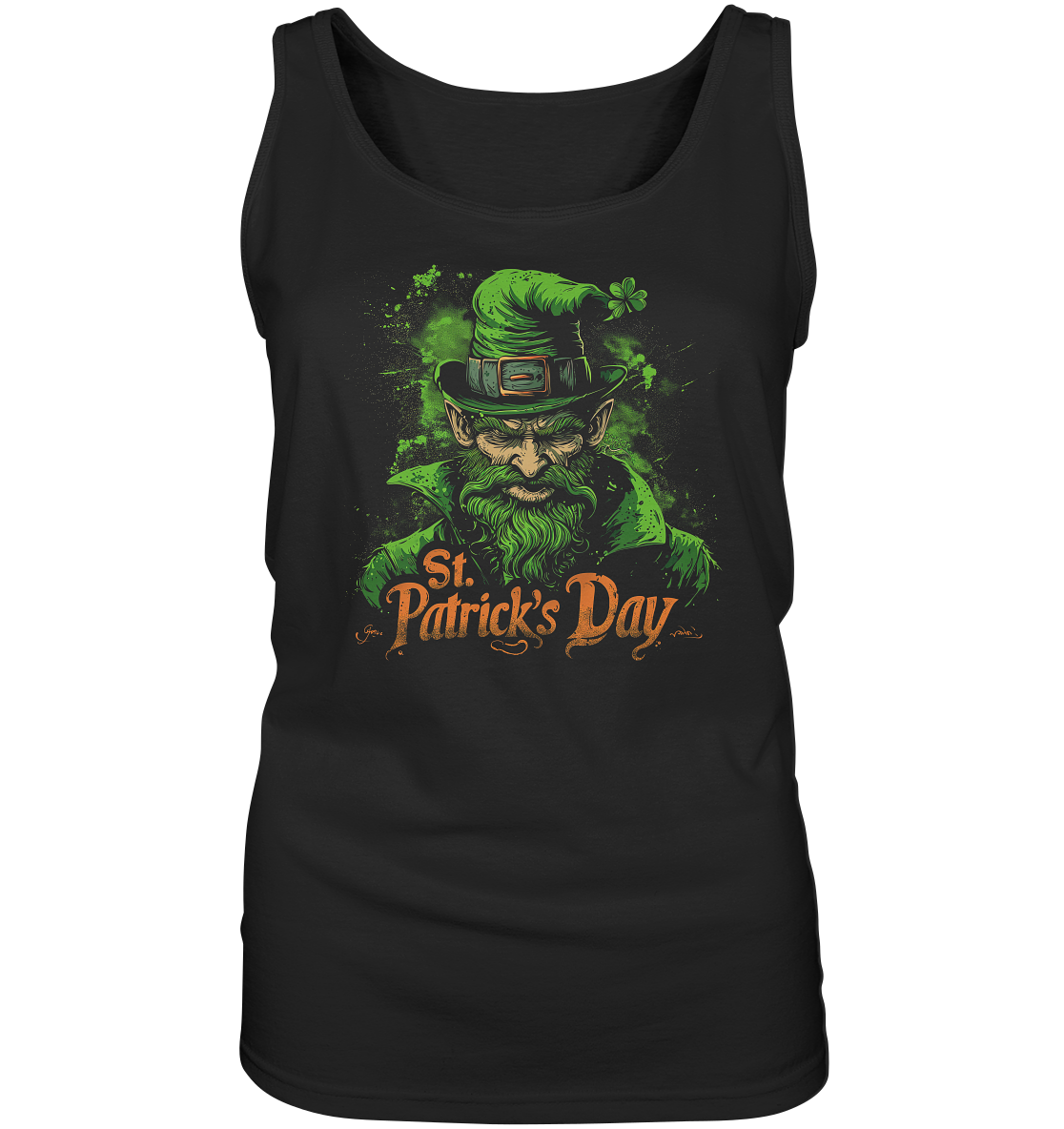 St. Patrick's Day "Leprechaun I" - Ladies Tank-Top