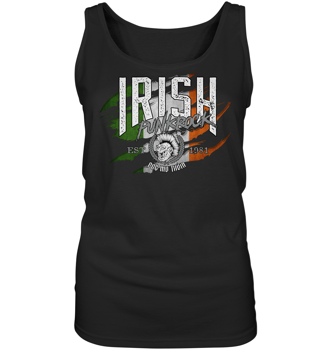 Póg Mo Thóin Streetwear "Irish Punkrock / Scratch" - Ladies Tank-Top