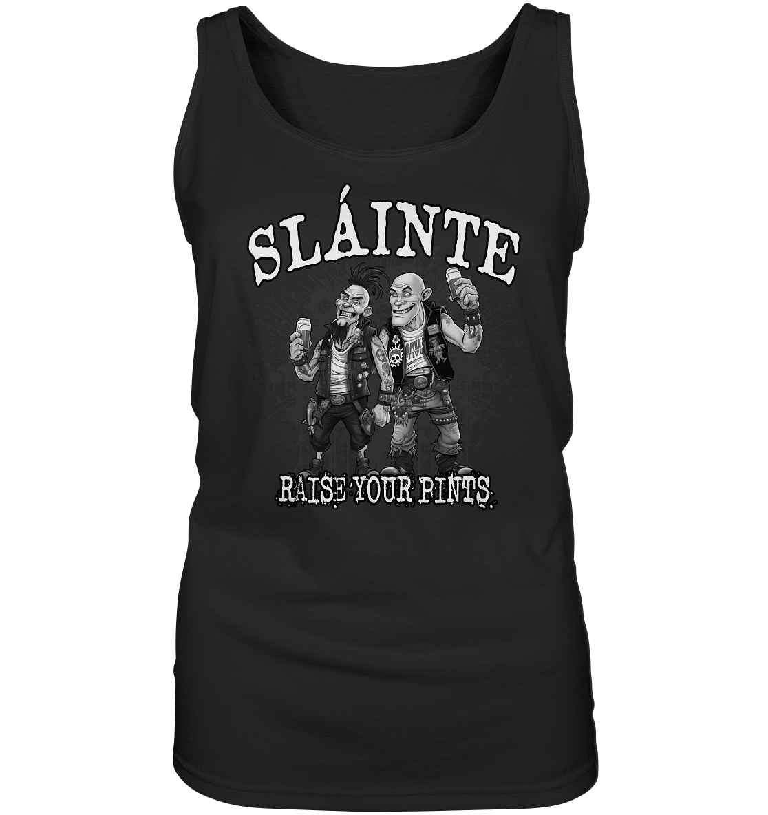 Sláinte "Raise Your Pints IV" - Ladies Tank-Top