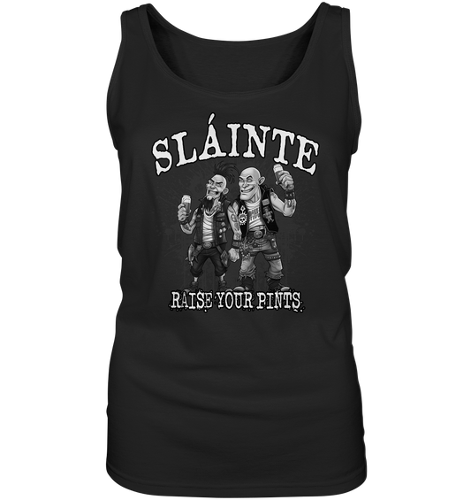 Sláinte "Raise Your Pints IV" - Ladies Tank-Top