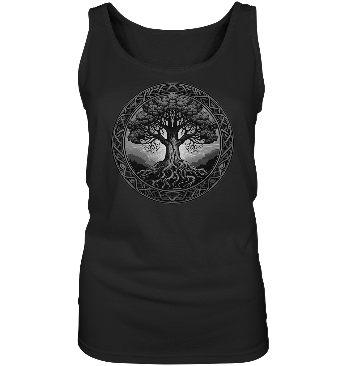 Celtic Tree III - Ladies Tank-Top