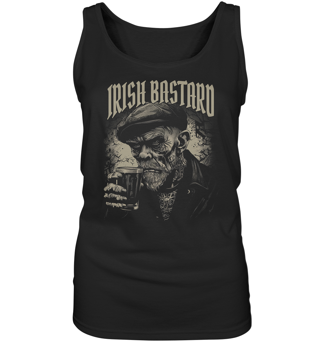 Irish Bastard "Old Irish Man III" - Ladies Tank-Top