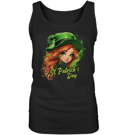 St. Patrick's Day "Leprechaun Girl I" - Ladies Tank-Top