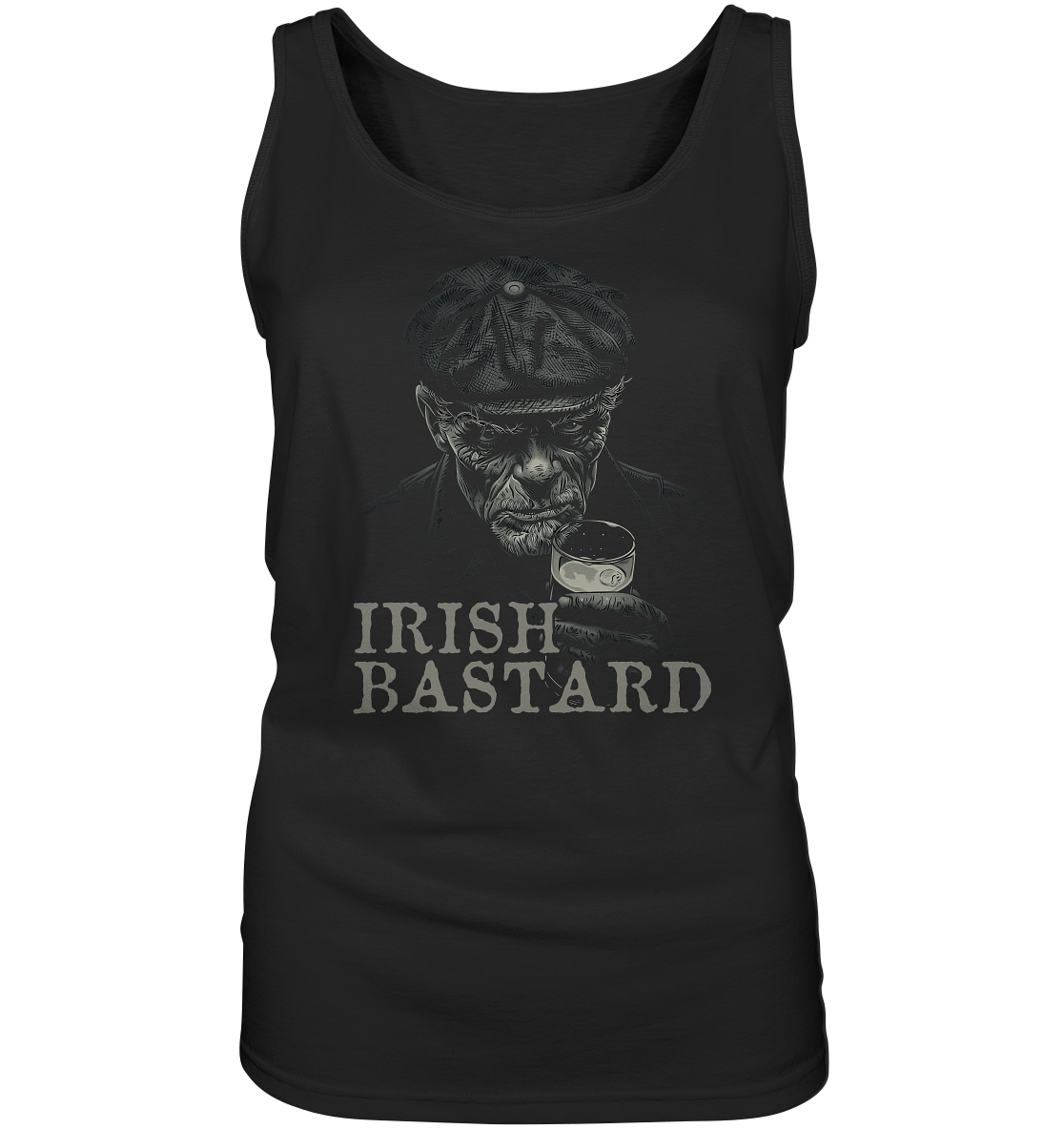 Irish Bastard "Old Irish Man VI"  - Ladies Tank-Top