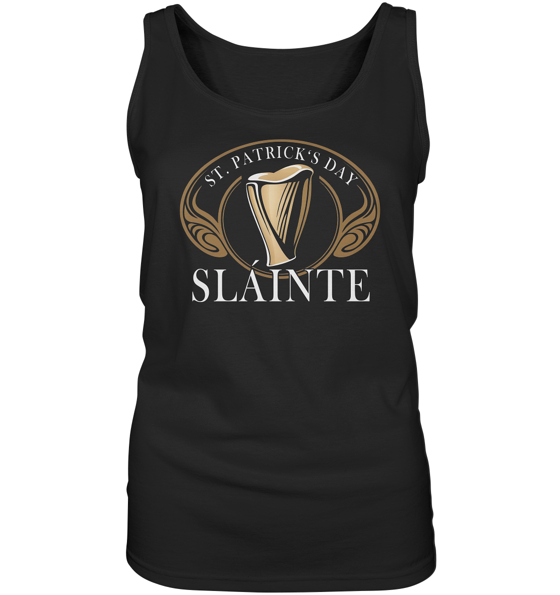 St. Patrick's Day "Sláinte I" - Ladies Tank-Top