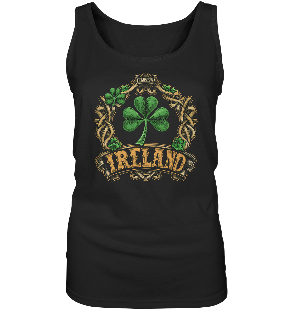 Ireland "Shamrock / Crest III" - Ladies Tank-Top