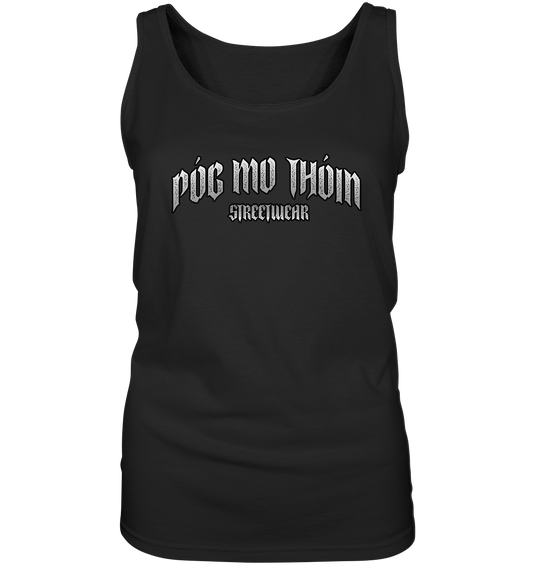 Póg Mo Thóin Streetwear "Logo" - Ladies Tank-Top