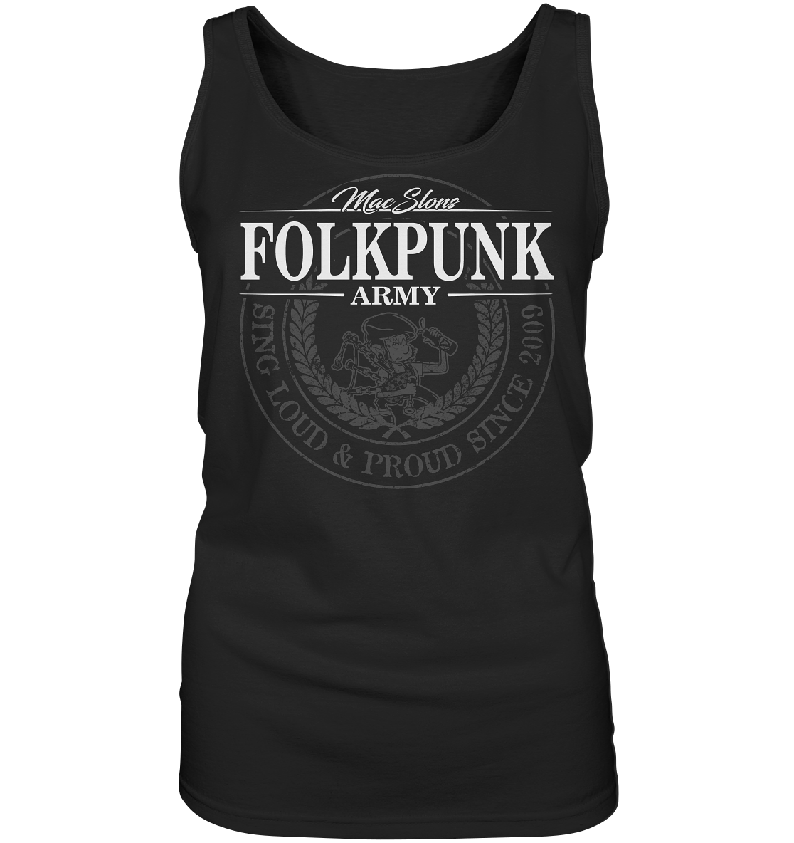 MacSlon's "Folkpunk Army" - Ladies Tank-Top