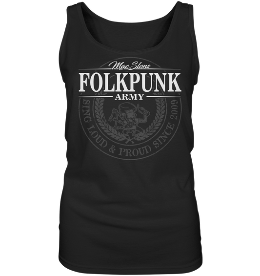 MacSlon's "Folkpunk Army" - Ladies Tank-Top