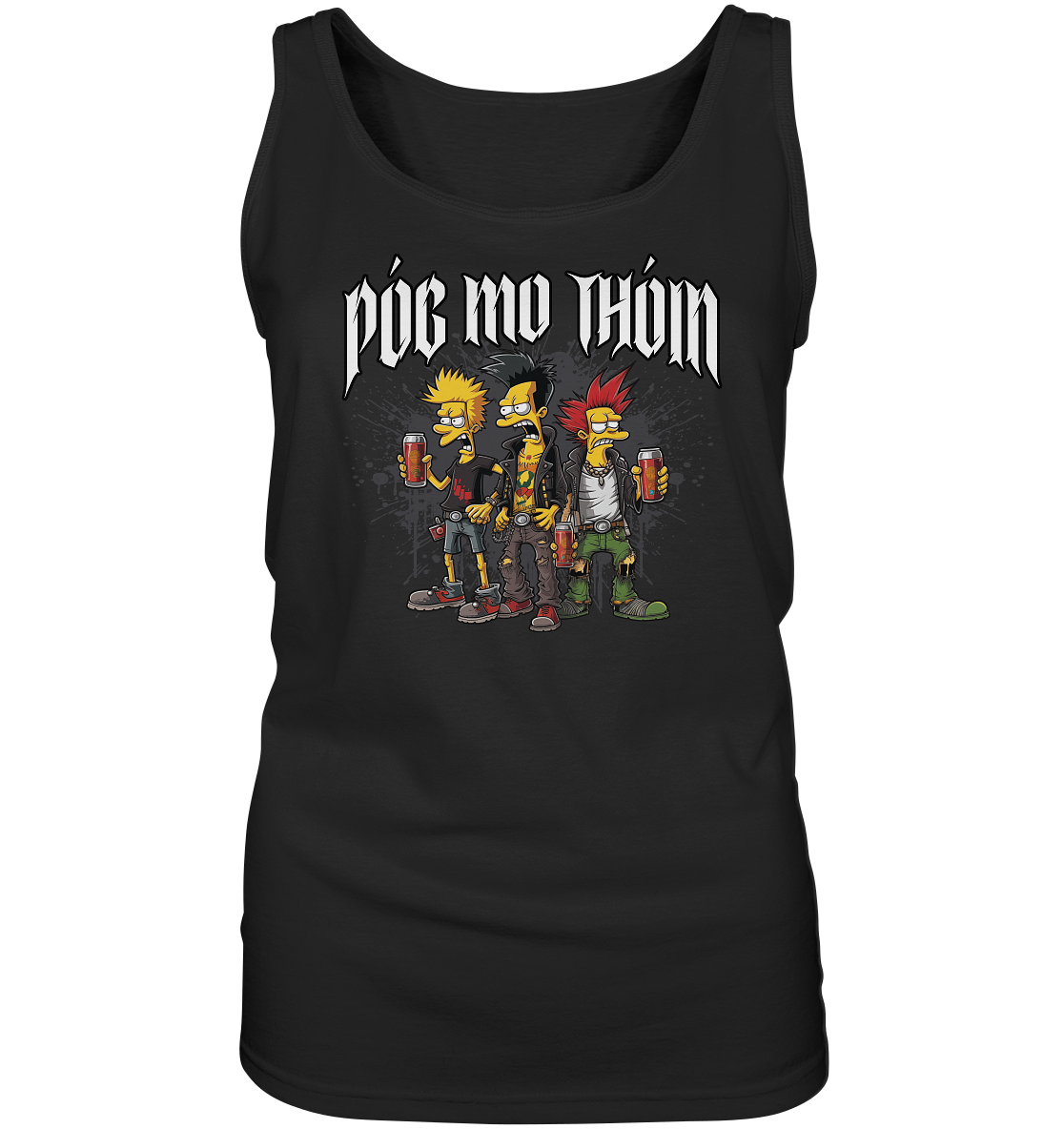 Póg Mo Thóin Streetwear "Punks" - Ladies Tank-Top