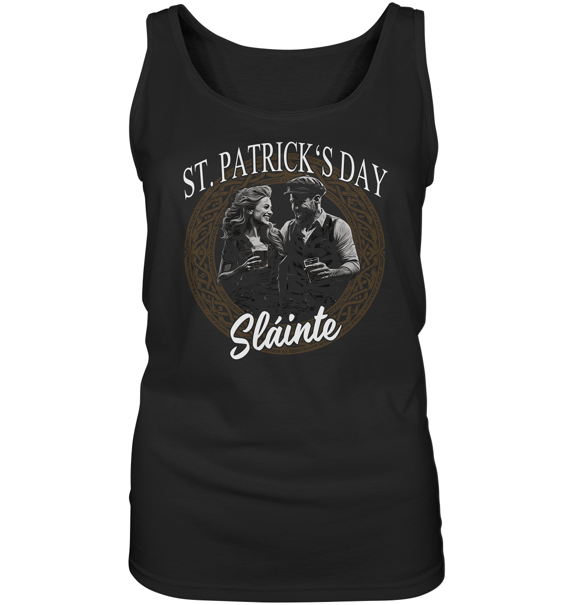 St. Patrick's Day "Sláinte / Couple" - Ladies Tank-Top