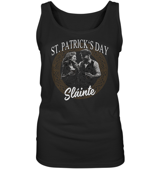 St. Patrick's Day "Sláinte / Couple" - Ladies Tank-Top