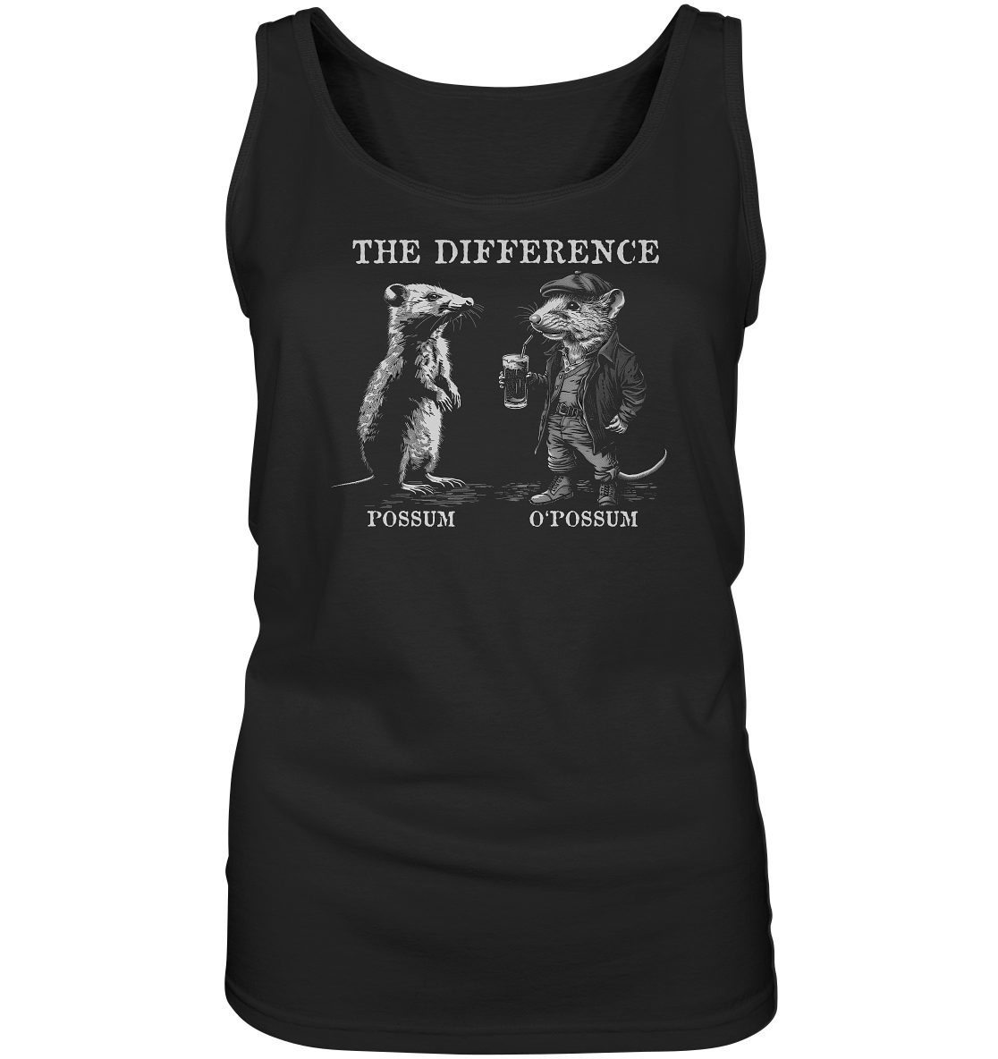 The Difference "Possum & O'Possum" - Ladies Tank-Top