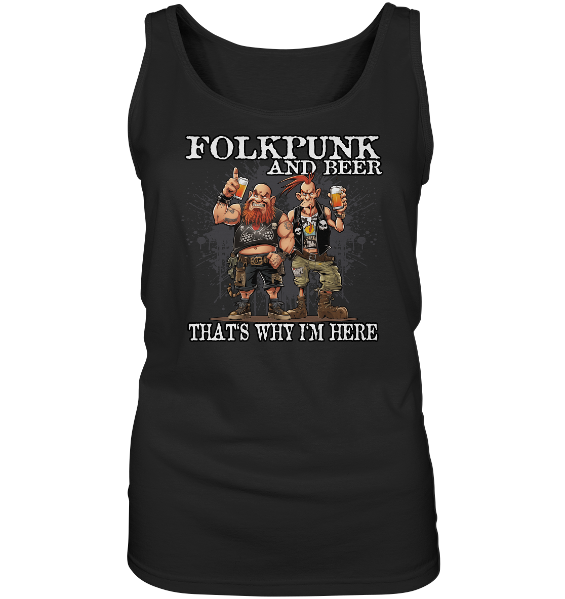 Folkpunk & Beer "That's Why I'm Here II" - Ladies Tank-Top