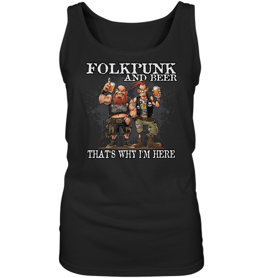 Folkpunk & Beer "That's Why I'm Here II" - Ladies Tank-Top