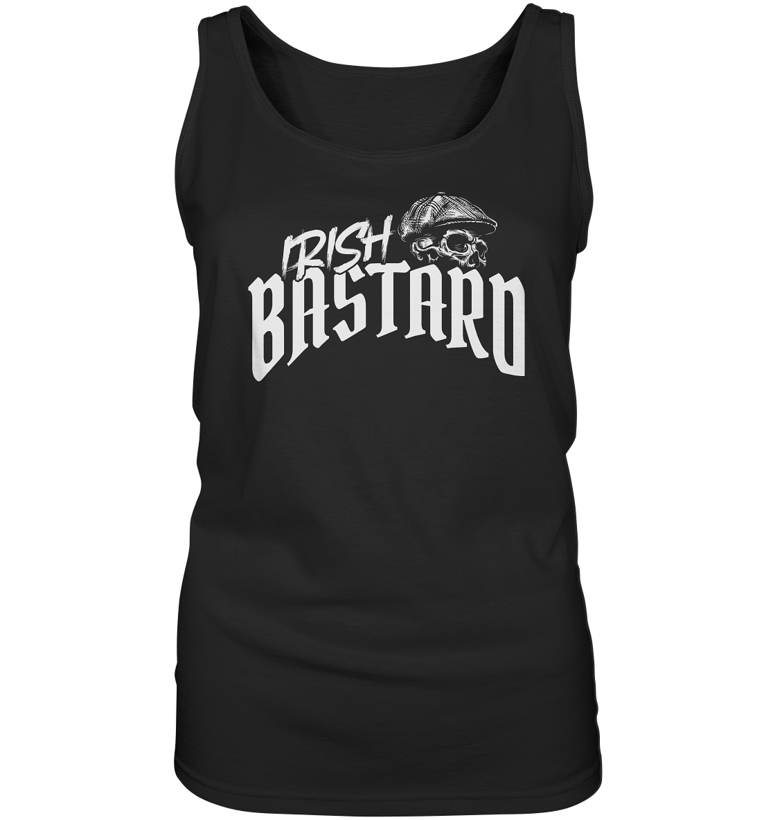 Irish Bastard "Flatcap-Skull V" - Ladies Tank-Top