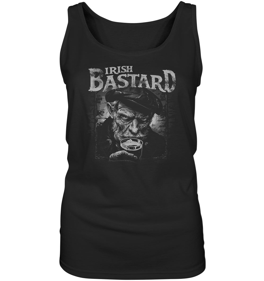 Irish Bastard "Old Irish Man II" - Ladies Tank-Top