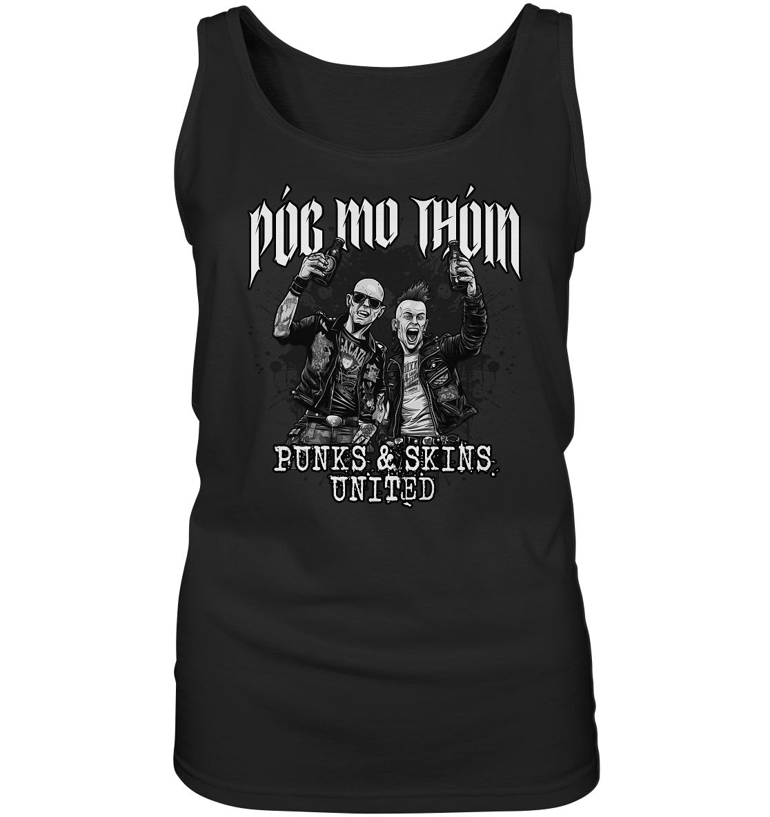 Póg Mo Thóin Streetwear "Punks & Skins United II" - Ladies Tank-Top