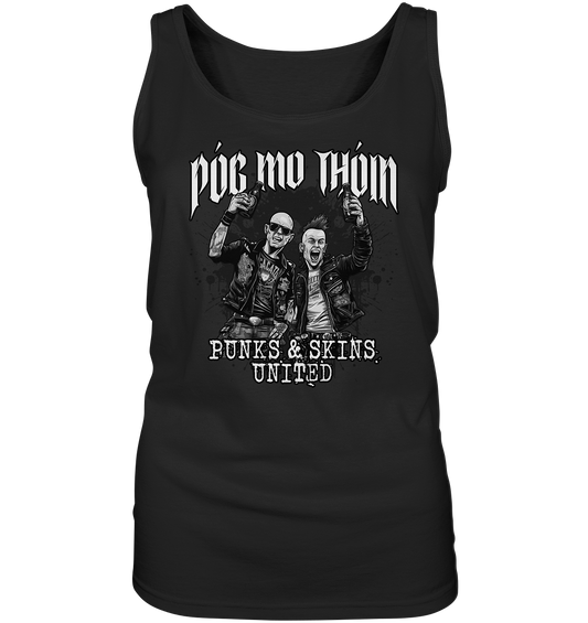 Póg Mo Thóin Streetwear "Punks & Skins United II" - Ladies Tank-Top